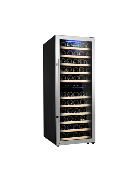 Commercial Wine Fridge - Dual Zone - 200L - max. 73 bottles