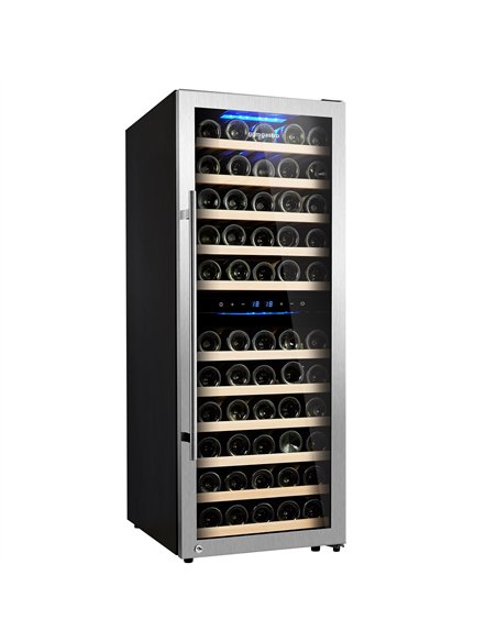 Commercial Wine Fridge - Dual Zone - 200L - max. 73 bottles
