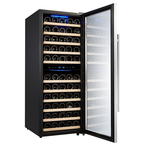 Commercial Wine Fridge - Dual Zone - 200L - max. 73 bottles