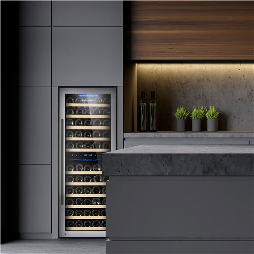 Commercial Wine Fridge - Dual Zone - 200L - max. 73 bottles