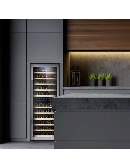 Commercial Wine Fridge - Dual Zone - 200L - max. 73 bottles