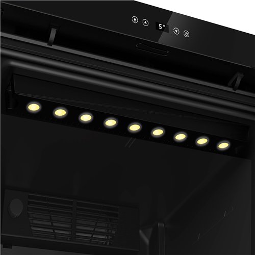 Commercial Wine Fridge - Black - Single Zone - 360L - max. 60 bottles