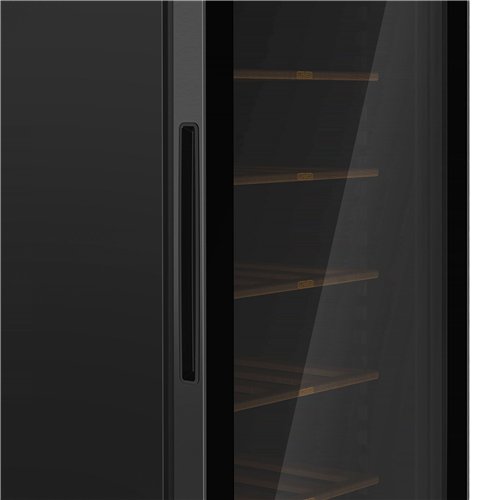 Commercial Wine Fridge - Black - Single Zone - 360L - max. 60 bottles