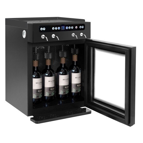 Refrigerated Wine Dispenser - Single Zone - 4 Bottle