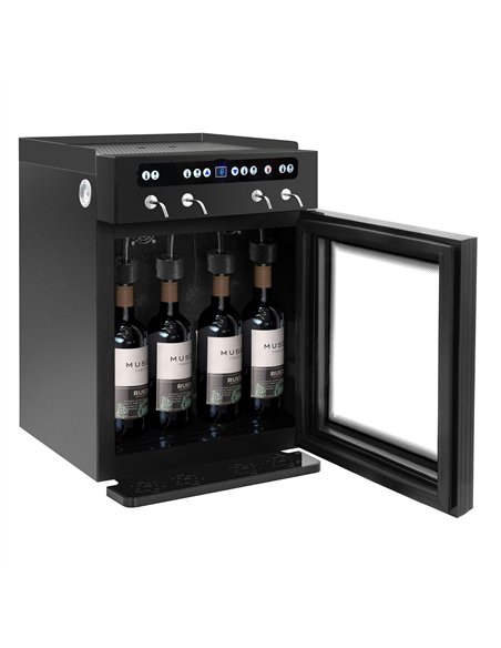 Refrigerated Wine Dispenser - Single Zone - 4 Bottle