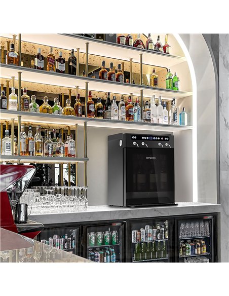 Refrigerated Wine Dispenser - Single Zone - 4 Bottle