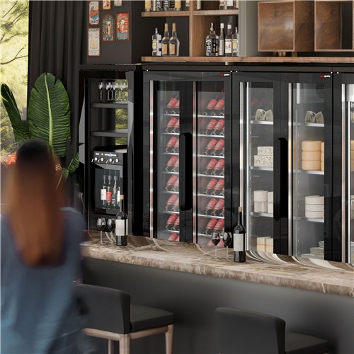 Refrigerated Wine Dispenser - Single Zone - 4 Bottle