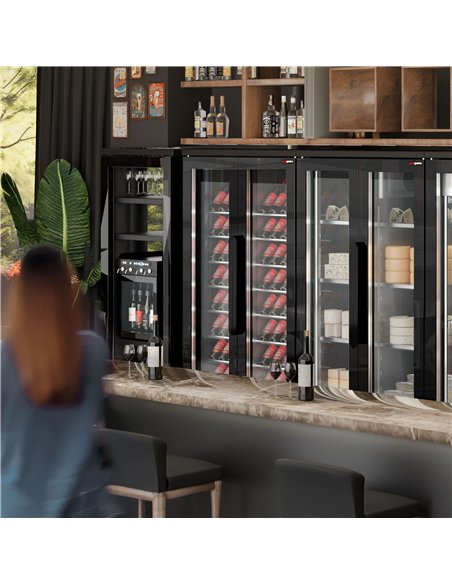 Refrigerated Wine Dispenser - Single Zone - 4 Bottle