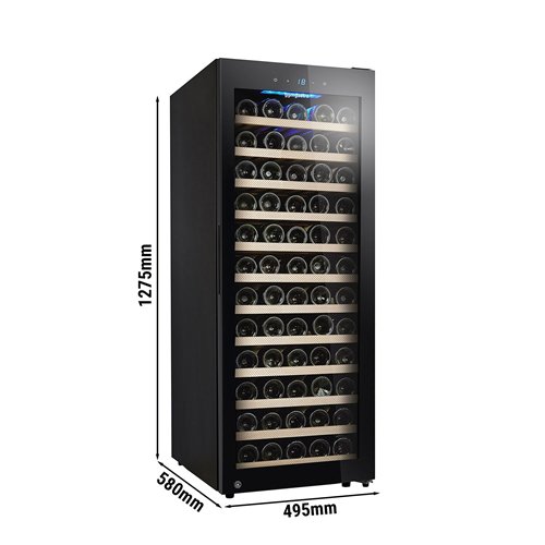 Commercial Wine Fridge - Single Zone - 200L - max. 80 bottles
