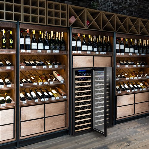 Commercial Wine Fridge - Single Zone - 200L - max. 80 bottles