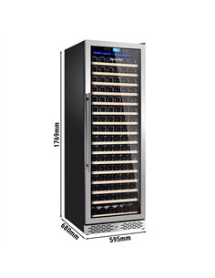 Commercial Wine Fridge - Black - Freestanding - Single Zone - 450L - max. 171 bottles 2