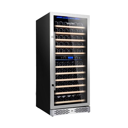 Commercial Wine Fridge - Dual Zone - 350L - max. 116 bottles