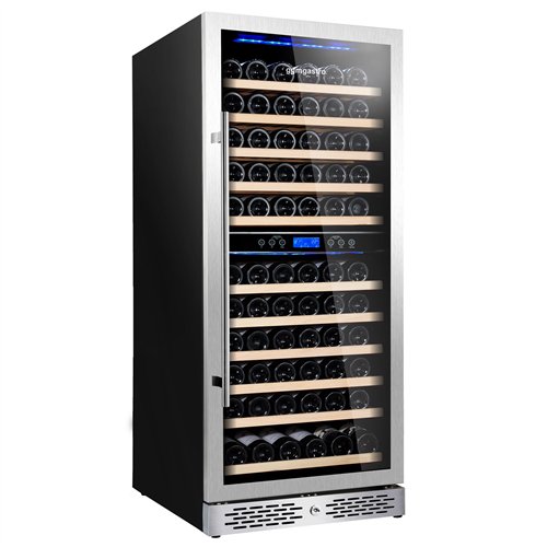 Commercial Wine Fridge - Dual Zone - 350L - max. 116 bottles