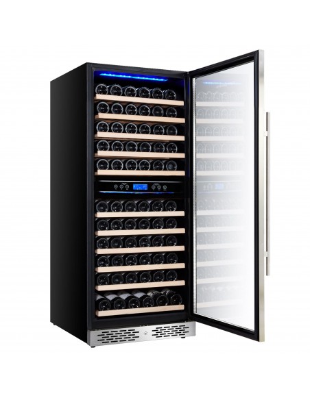 Commercial Wine Fridge - Dual Zone - 350L - max. 116 bottles