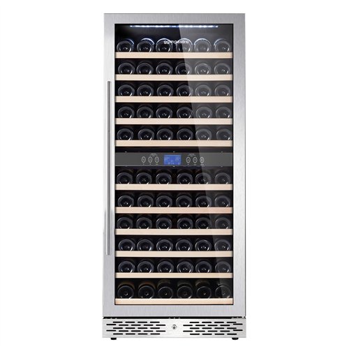 Commercial Wine Fridge - Dual Zone - 350L - max. 116 bottles
