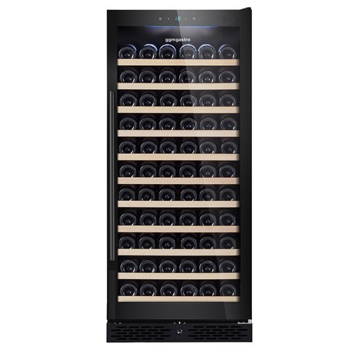 Commercial Wine Fridge ECO - Stainless Steel - Freestanding - Single Zone - 350L - max. 127 bottles