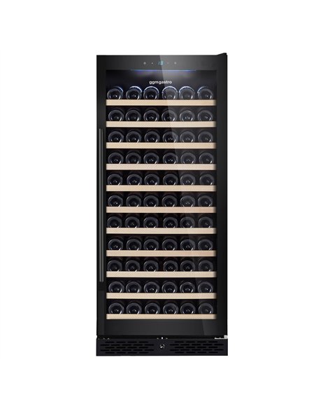 Commercial Wine Fridge ECO - Stainless Steel - Freestanding - Single Zone - 350L - max. 127 bottles