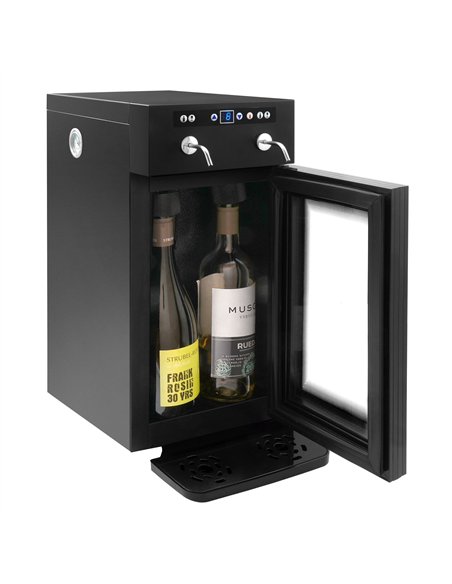 Refrigerated Wine Dispenser - Single Zone - 2 Bottle