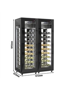 (2 pcs) Commercial Wine Fridge - Dual Zone - 400L - max. 162 bottles 2
