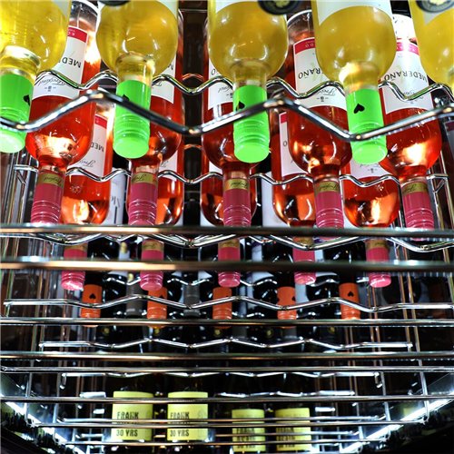 (2 pcs) Commercial Wine Fridge - Dual Zone - 400L - max. 162 bottles