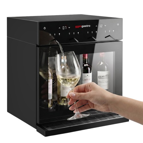 Refrigerated Wine Dispenser – Dual Zone – for 4 Wine Bottles