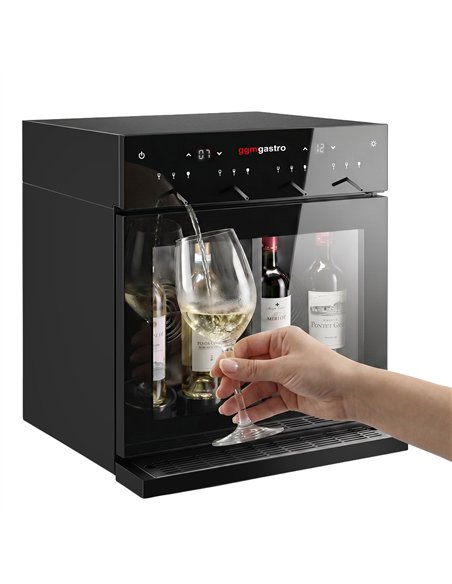 Refrigerated Wine Dispenser – Dual Zone – for 4 Wine Bottles