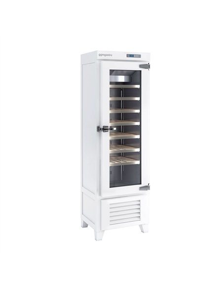 Commercial Wine Fridge - Pine Door - Freestanding - Single Zone - 265L - max. 42 bottles