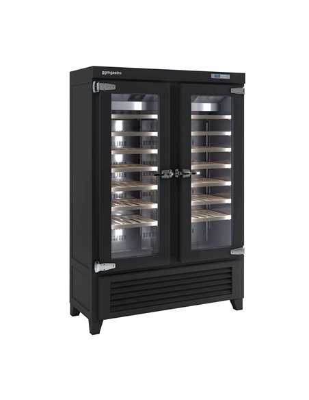 Commercial Wine Fridge - Black - Freestanding - Single Zone - 640L - max. 84 bottles