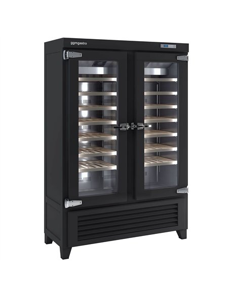Commercial Wine Fridge - Black - Freestanding - Single Zone - 640L - max. 84 bottles