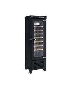 Commercial Wine Fridge - Black - Freestanding - Single Zone - 265L - max. 42 bottles