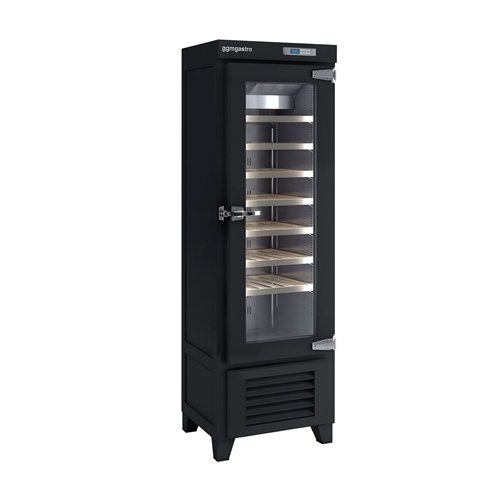 Commercial Wine Fridge - Black - Freestanding - Single Zone - 265L - max. 42 bottles