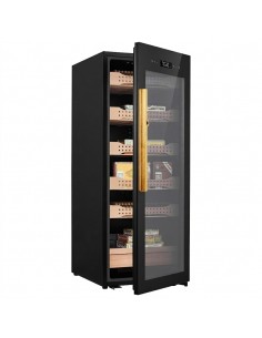Pro Electric Cigar Humidor Cabinet – 200ltr – Up to 1200 Cigars – WiFi & Fingerprint Lock, constant humidity