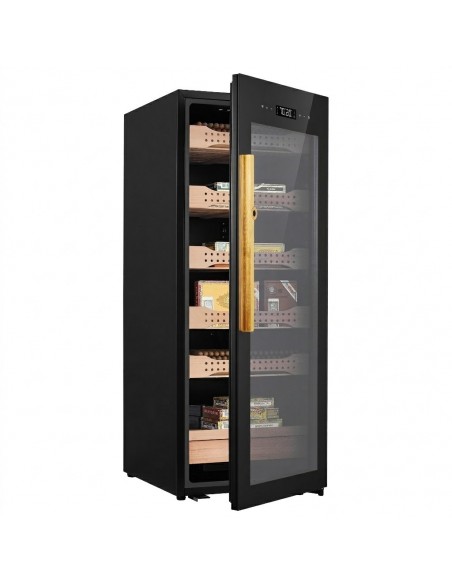 Pro Electric Cigar Humidor Cabinet – 200ltr – Up to 1200 Cigars – WiFi & Fingerprint Lock, constant humidity
