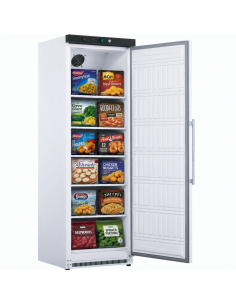 400lt Commercial Freezer Upright cabinet White Single door | Stalwart DA-DWF400W 2