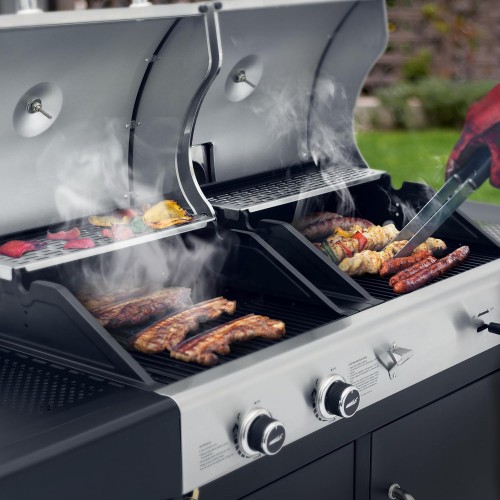 Commercial Gas & Charcoal Combo BBQ...