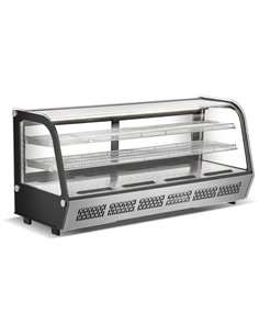 Display Merchandiser Fridge 268 litres 2 shelves Stainless Steel | Stalwart DA-CW250R