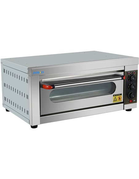 Commercial Electric Bakery Oven 1 Chamber 4000W 400x600mm Tray Stainless Steel | Stalwart DA-HEO11D