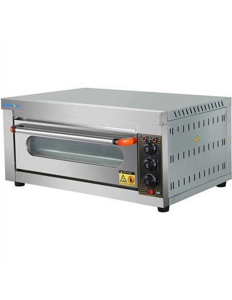 Commercial Electric Bakery Oven 1 Chamber 4000W 400x600mm Tray Stainless Steel | Stalwart DA-HEO11D