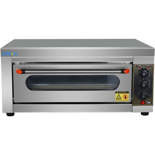 Commercial Electric Bakery Oven 1 Chamber 4000W 400x600mm Tray Stainless Steel | Stalwart DA-HEO11D