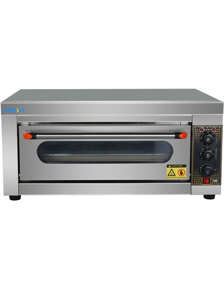 Commercial Electric Bakery Oven 1 Chamber 4000W 400x600mm Tray Stainless Steel | Stalwart DA-HEO11D