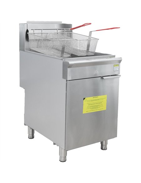 Professional Free Standing Gas Fryer Single Tank 44.0L 533x868x1145mm | Stalwart DA-GF5
