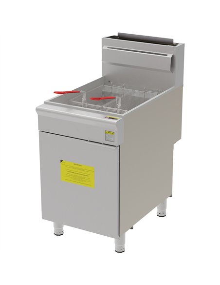 Professional Free Standing Gas Fryer Single Tank 44.0L 533x868x1145mm | Stalwart DA-GF5