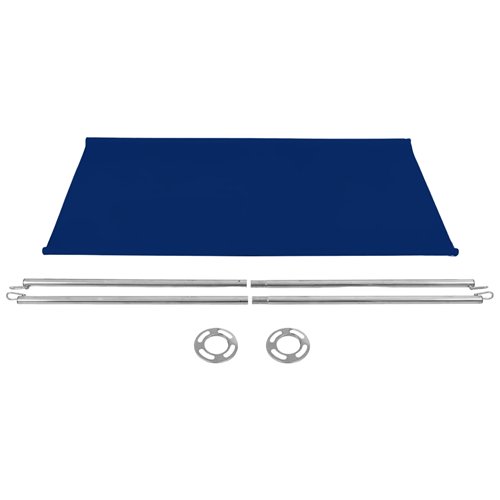 Dark Blue Canvas Barrier Panel Accessory 1430×700mm | Stalwart DA-BBPCB01DB