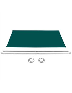 Green Canvas Barrier Panel Accessory 1430×700mm | Stalwart DA-BBPCB01G
