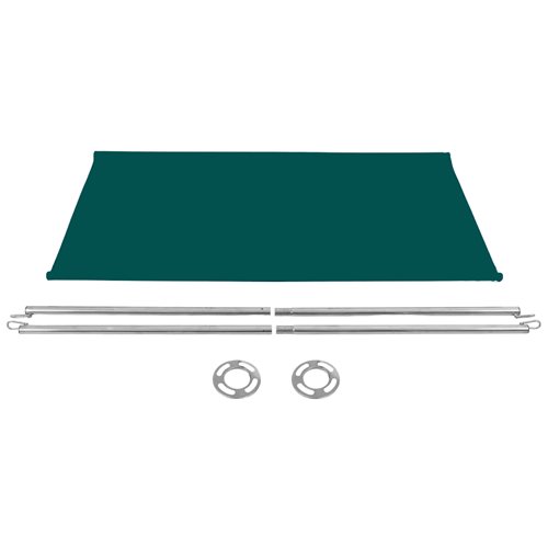 Green Canvas Barrier Panel Accessory 1430×700mm | Stalwart DA-BBPCB01G