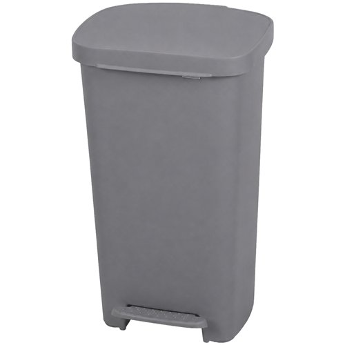 Commercial Pedal Waste Bin 30L Grey Polypropylene 385 x 365 x 480mm | Stalwart DA-XDL30D3GREY