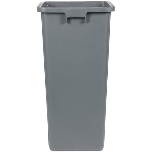 Commercial Open Top Waste Bin 90L Grey LDPE 405 x 400 x 784mm | Stalwart DA-XDL90BGREY