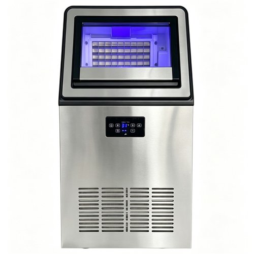 Commercial Freestanding Cube Ice Maker 36kg/24h with 12kg Storage Bin | Stalwart DA-YA380A80F