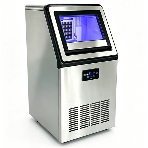 Commercial Freestanding Cube Ice Maker 36kg/24h with 12kg Storage Bin | Stalwart DA-YA380A80F