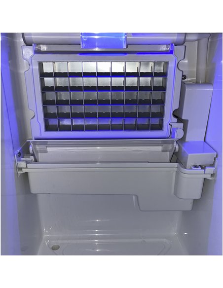 Commercial Freestanding Cube Ice Maker 36kg/24h with 12kg Storage Bin | Stalwart DA-YA380A80F